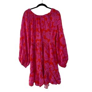 Topshop Pink and Red Dress